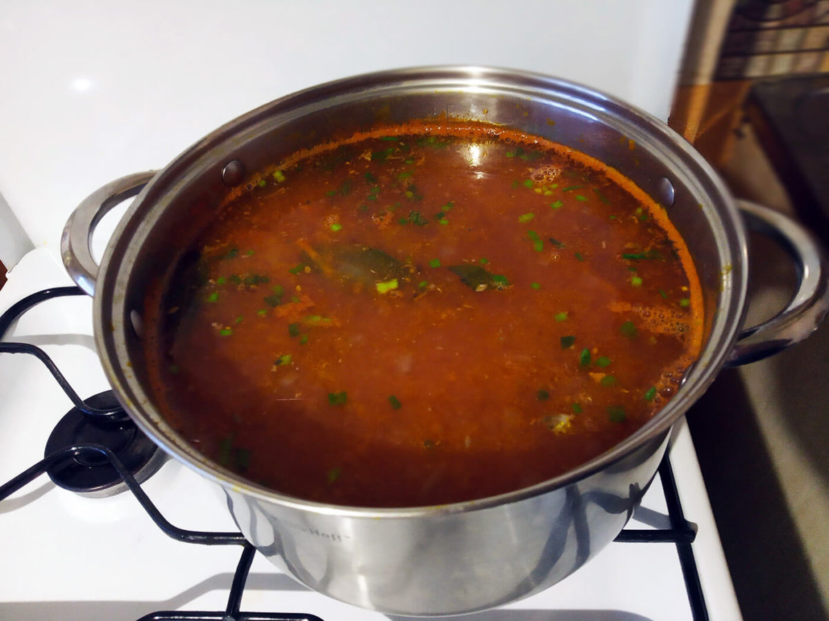 Доведение супа до готовности